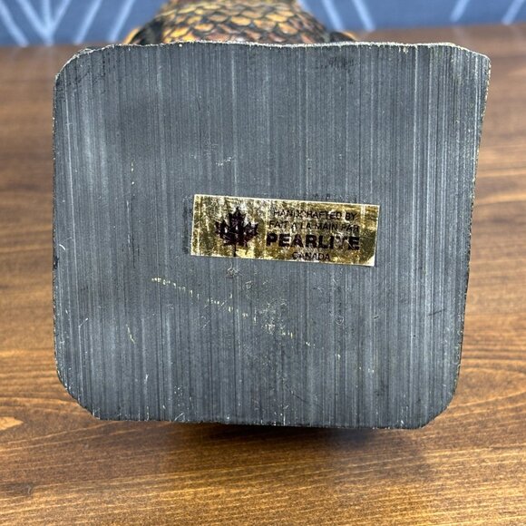 Vintage Pearlite Stone Owl Canadian Wildlife Home Decor - Picture 9 of 12